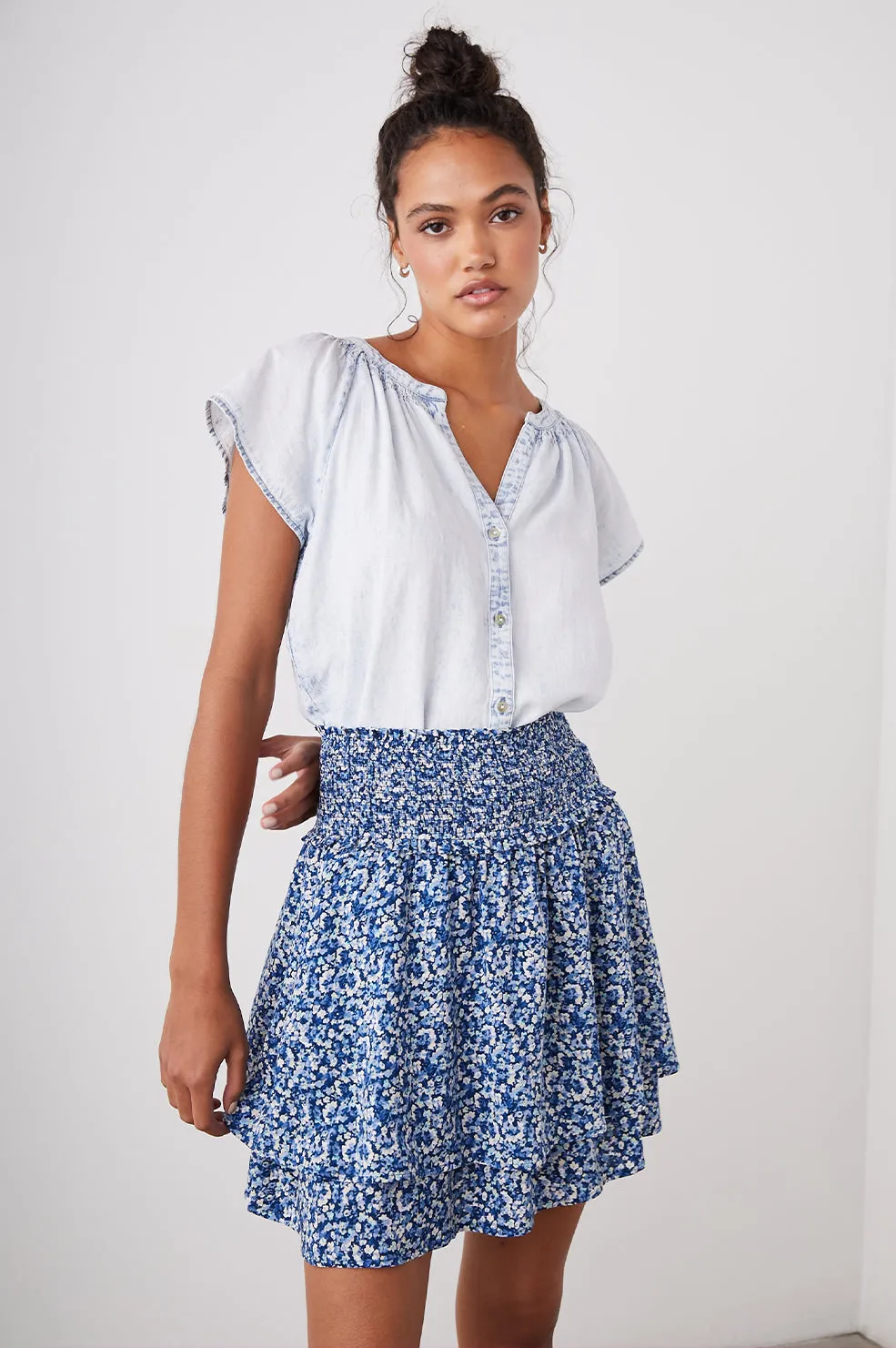 ADDISON SKIRT - ICE CHRYSANTHEMUM Rails