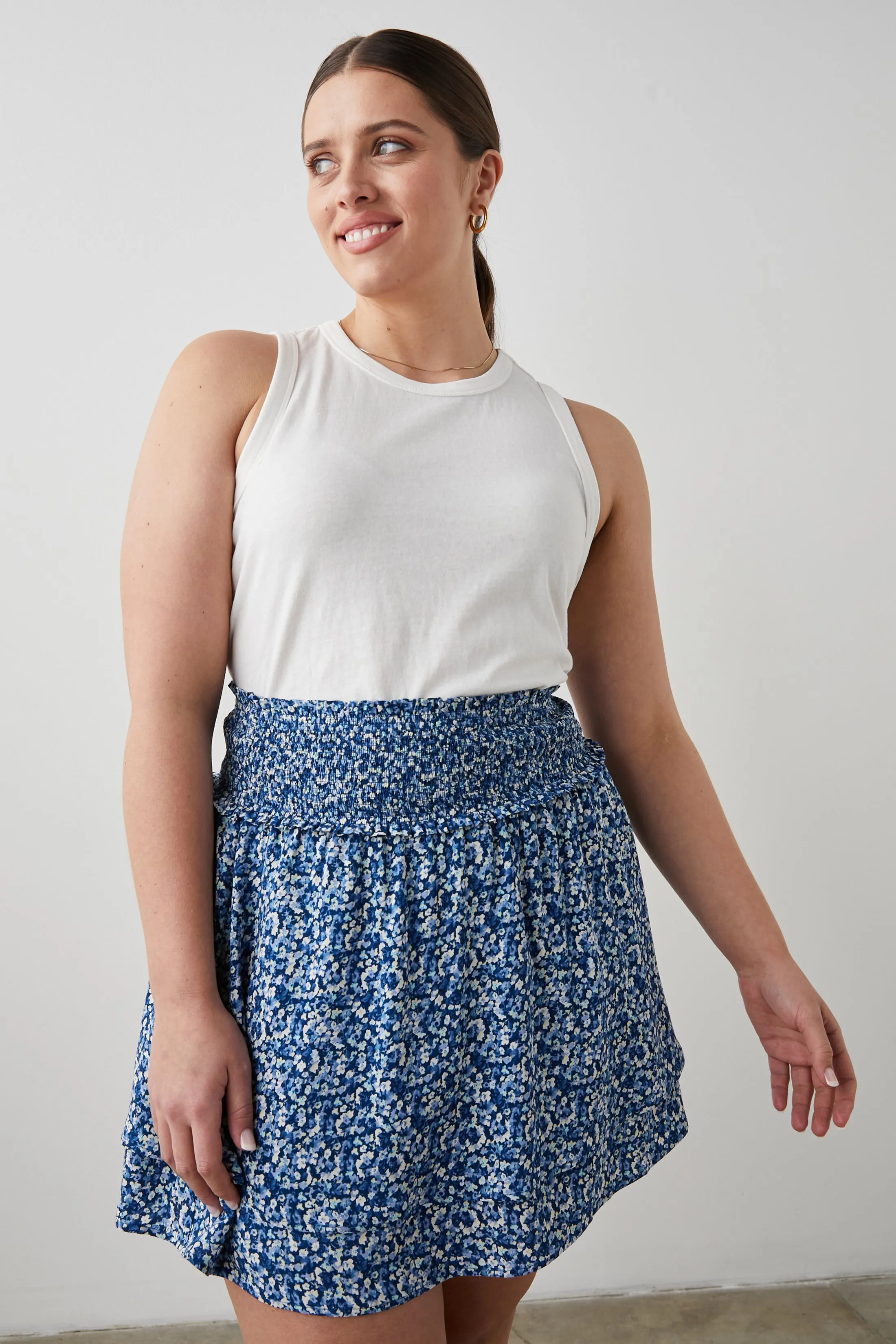 ADDISON SKIRT - ICE CHRYSANTHEMUM Rails