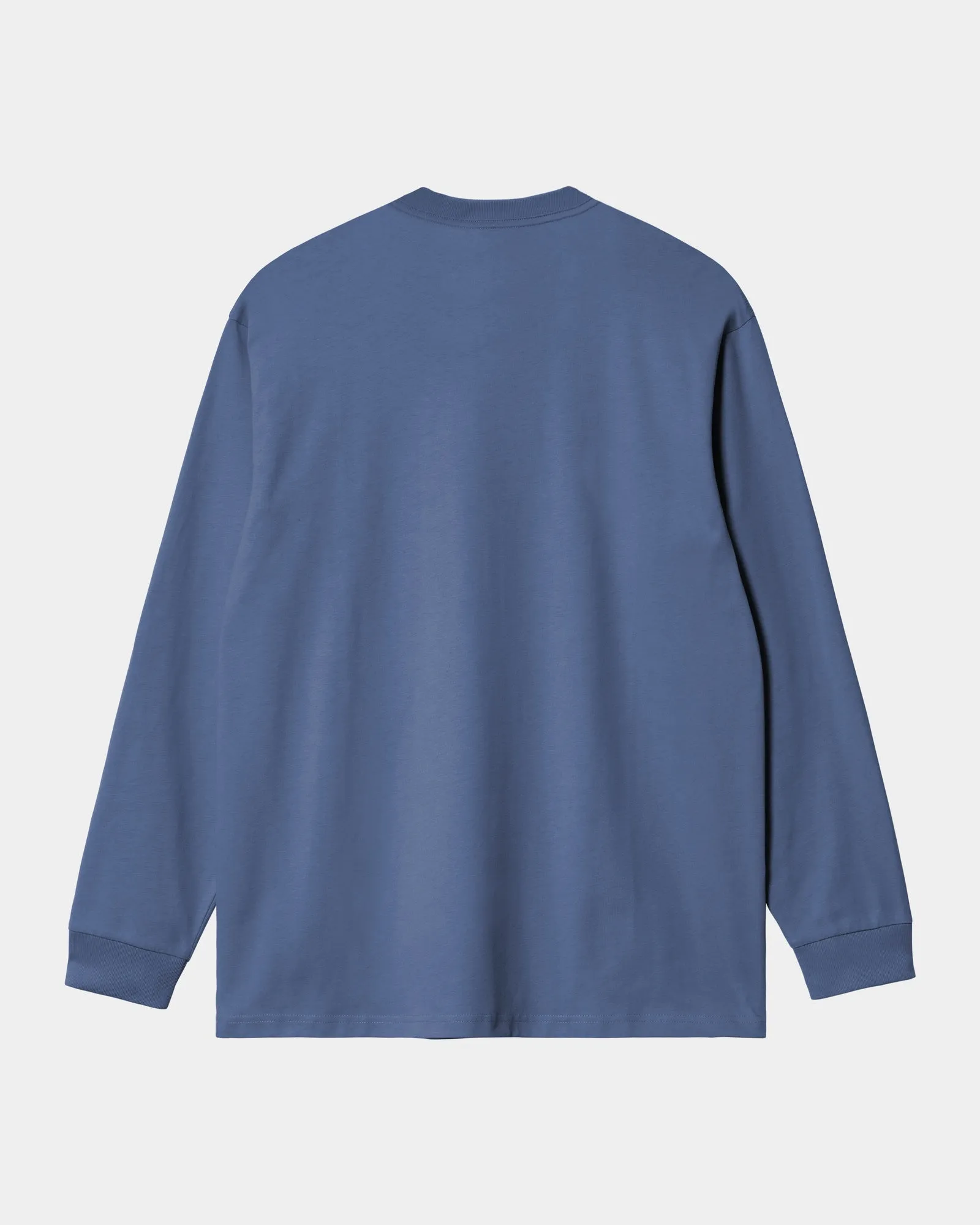 American Script Long Sleeve T-Shirt | Blue Iris Carhartt WIP