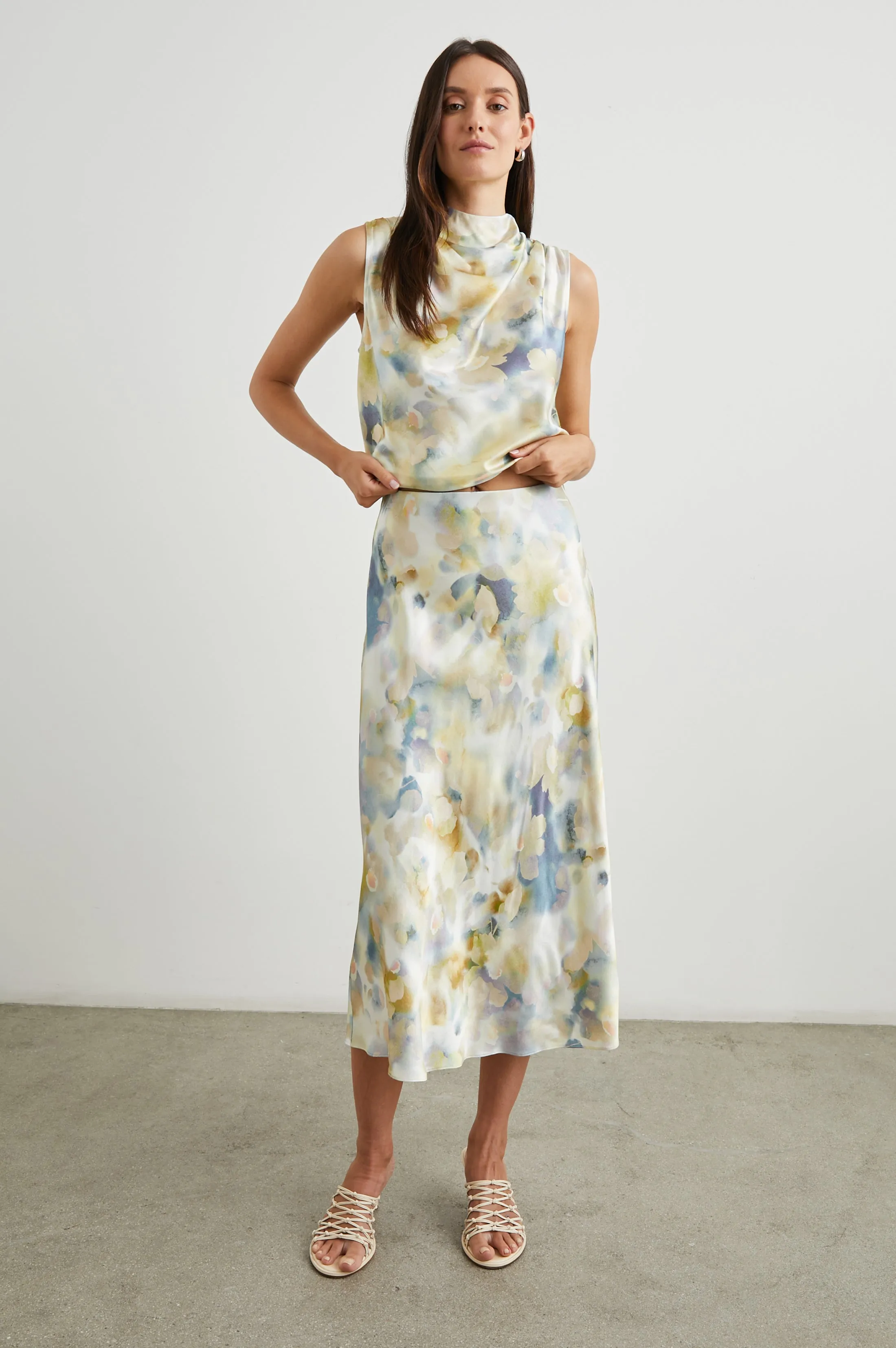 ANYA SKIRT - DIFFUSED BLOSSOM Rails