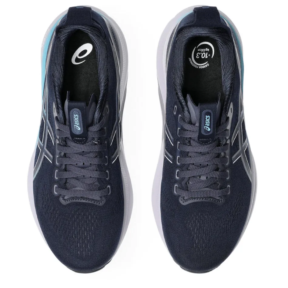 ASICS Women's GEL-KAYANO 32 Running Shoes in Midnight Blue/Lavender/Light Blue AW25