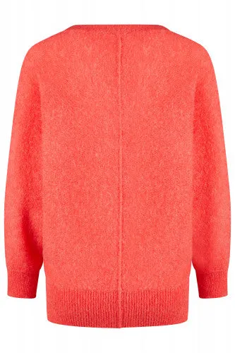 Barbara Lebek Womens Pullover - Coral