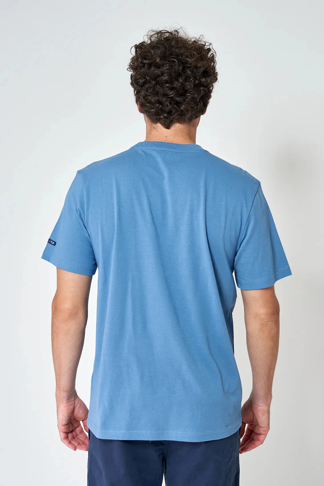 Batela Mens Fish T shirt - Blue