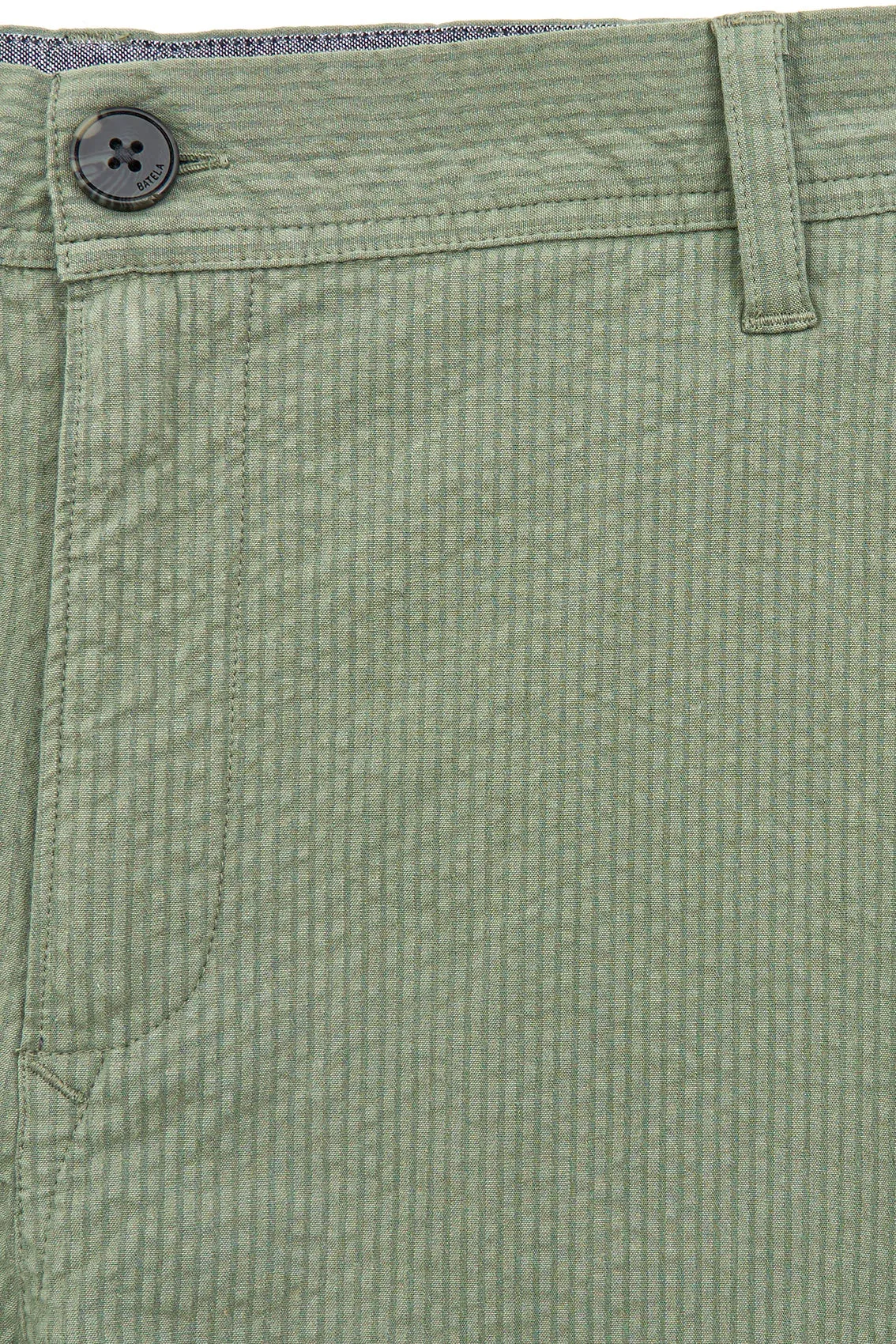 Batela Mens Seersucker short - Green or navy