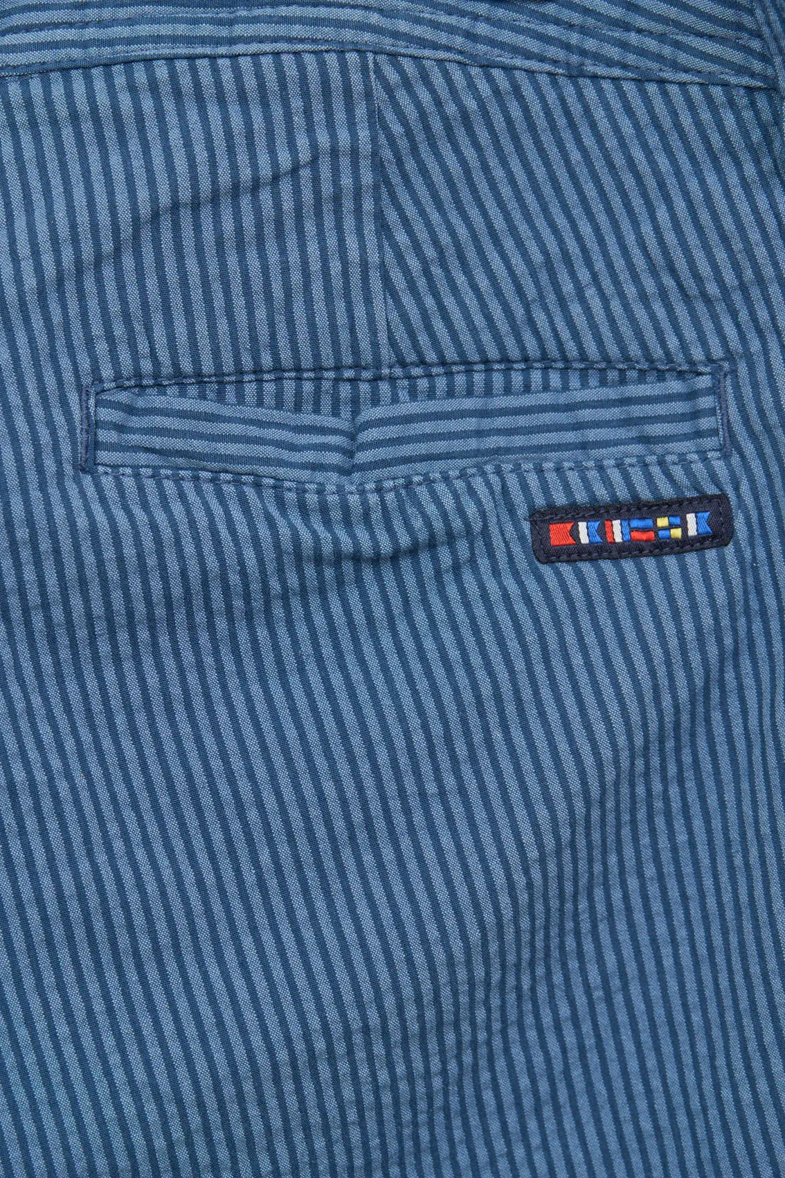 Batela Mens Seersucker short - Green or navy