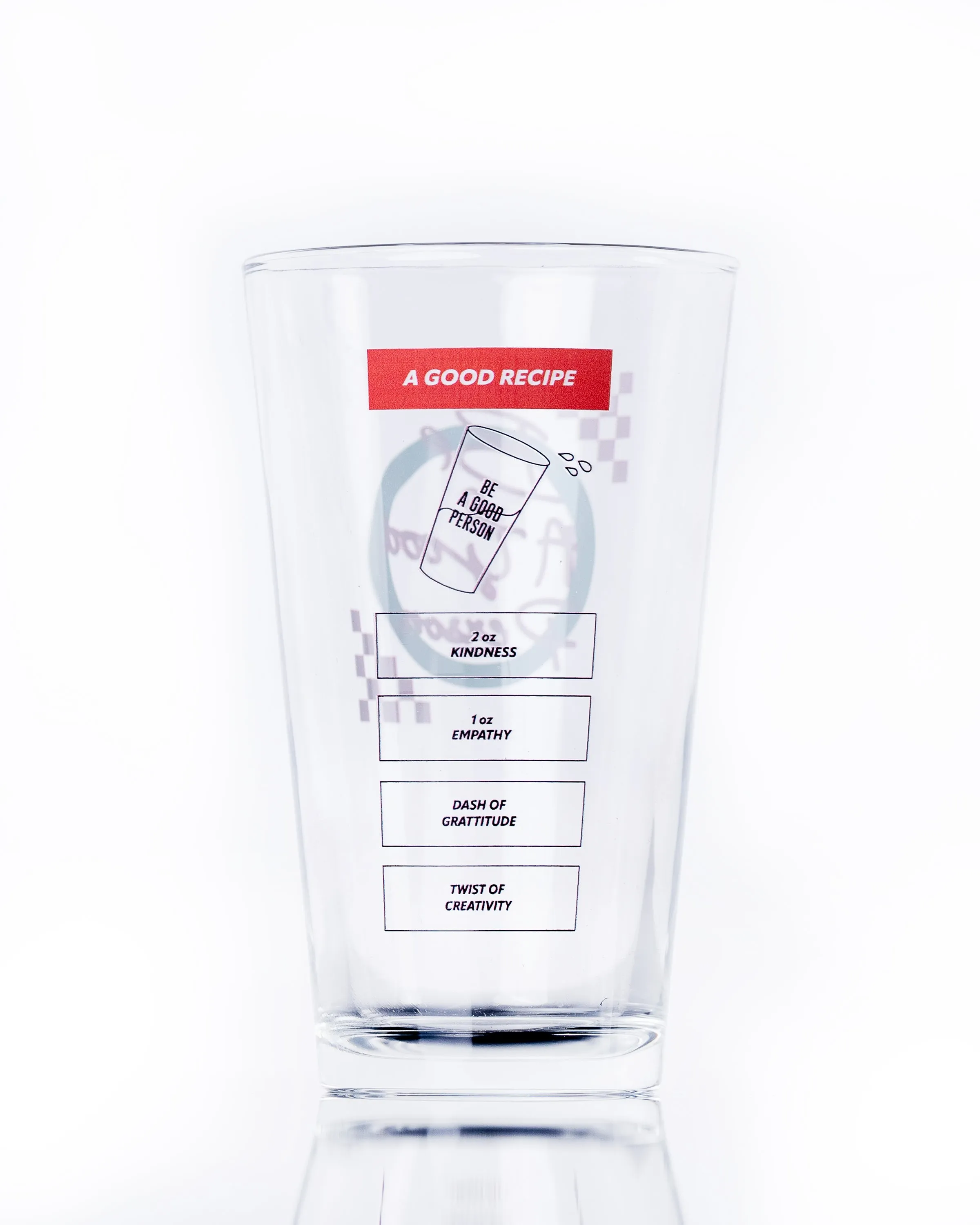 Be a Good Person Pint Glass