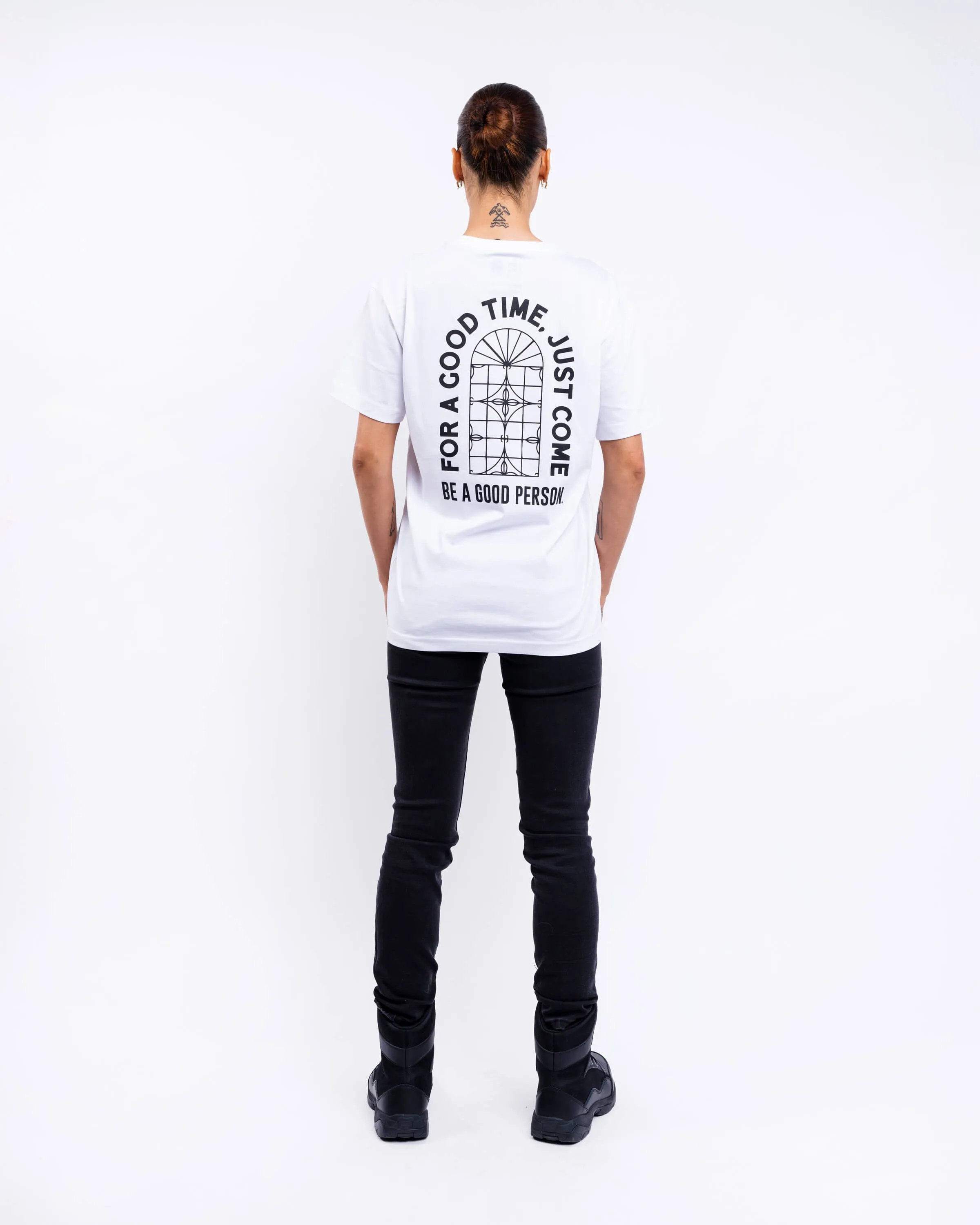 BE A GOOD PERSON X AY PAPI T-Shirt - White