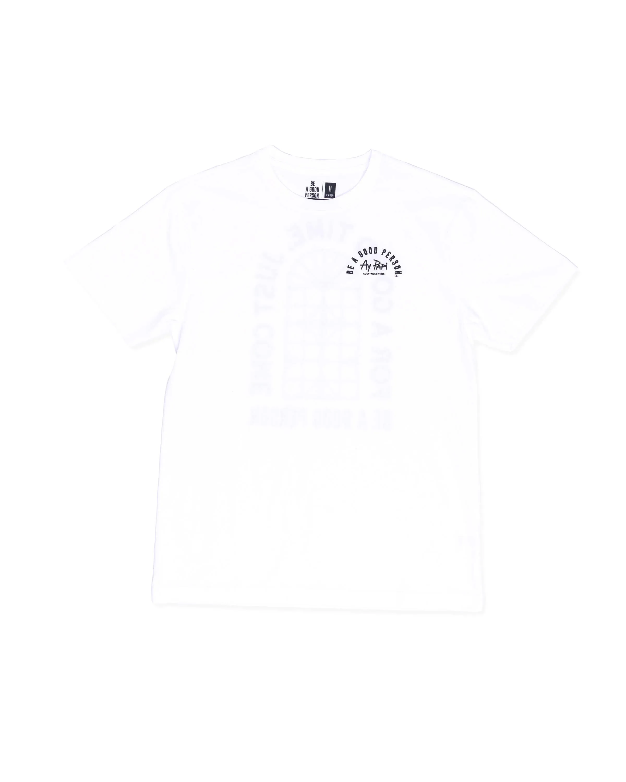 BE A GOOD PERSON X AY PAPI T-Shirt - White