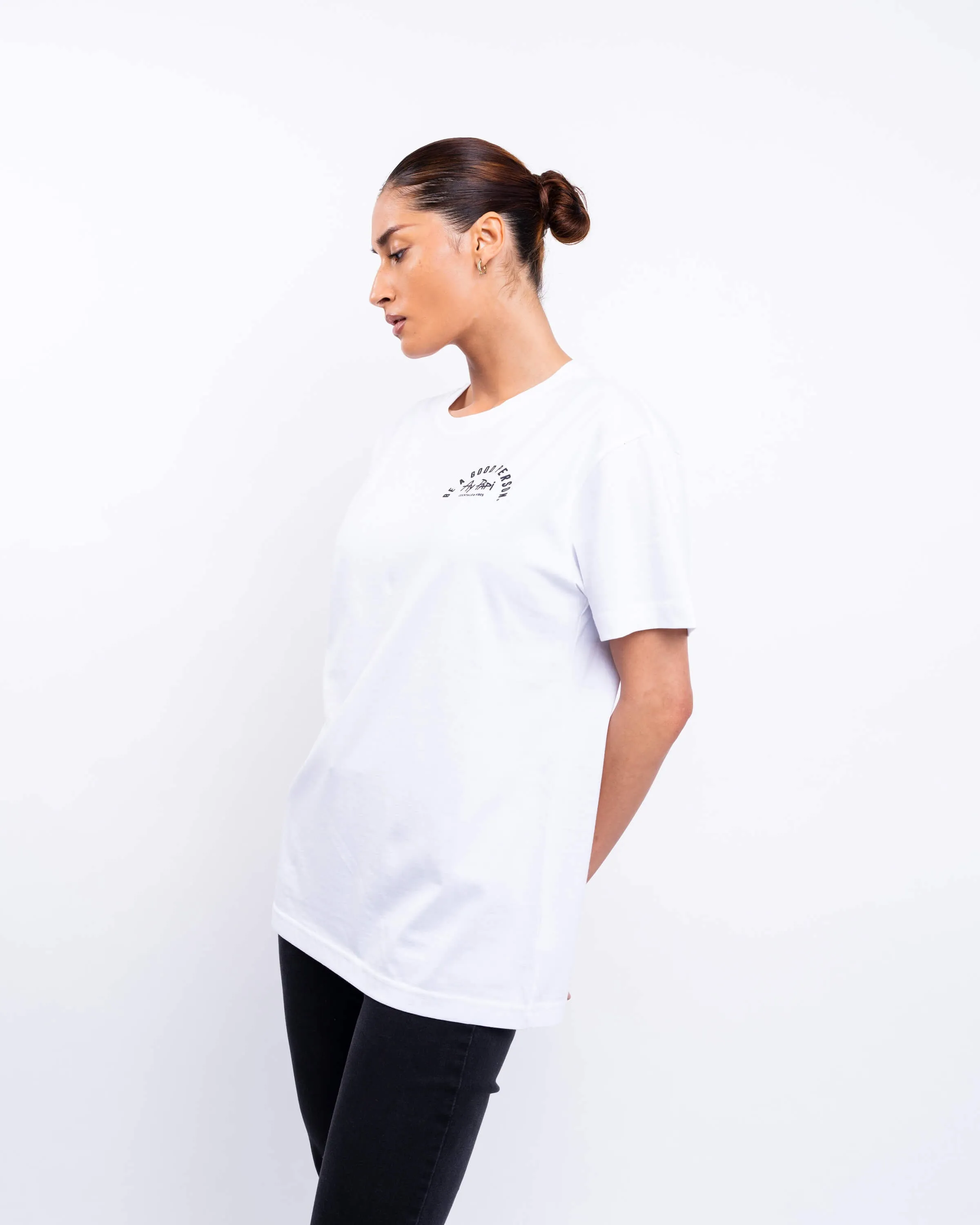 BE A GOOD PERSON X AY PAPI T-Shirt - White