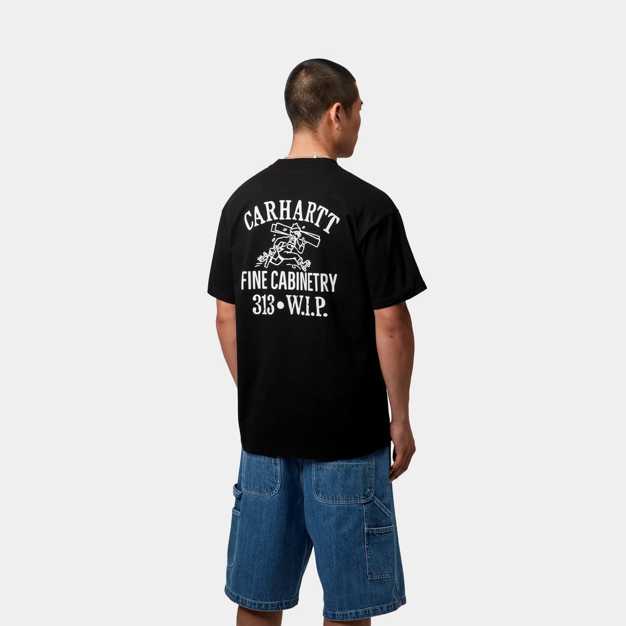 Cabinetry T-Shirt | Black / White Carhartt WIP