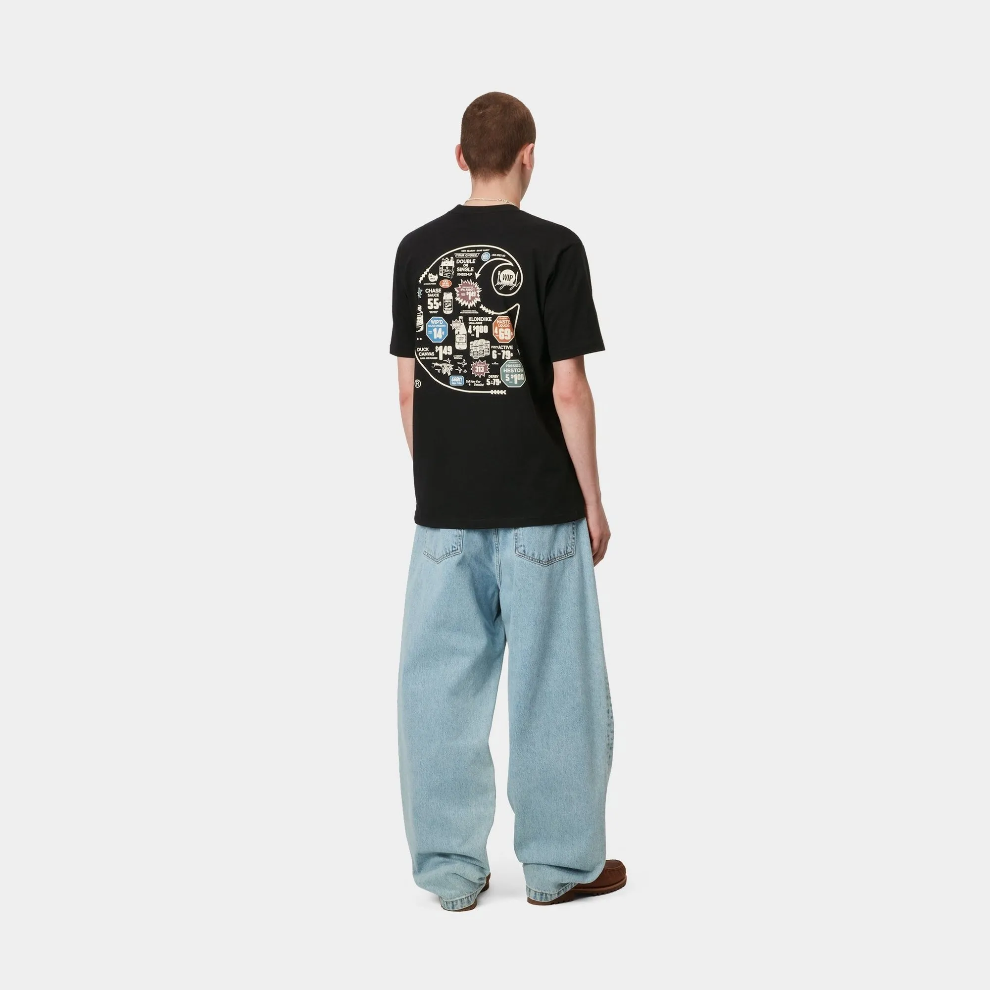 Catalogue C Logo T-Shirt | Black Carhartt WIP