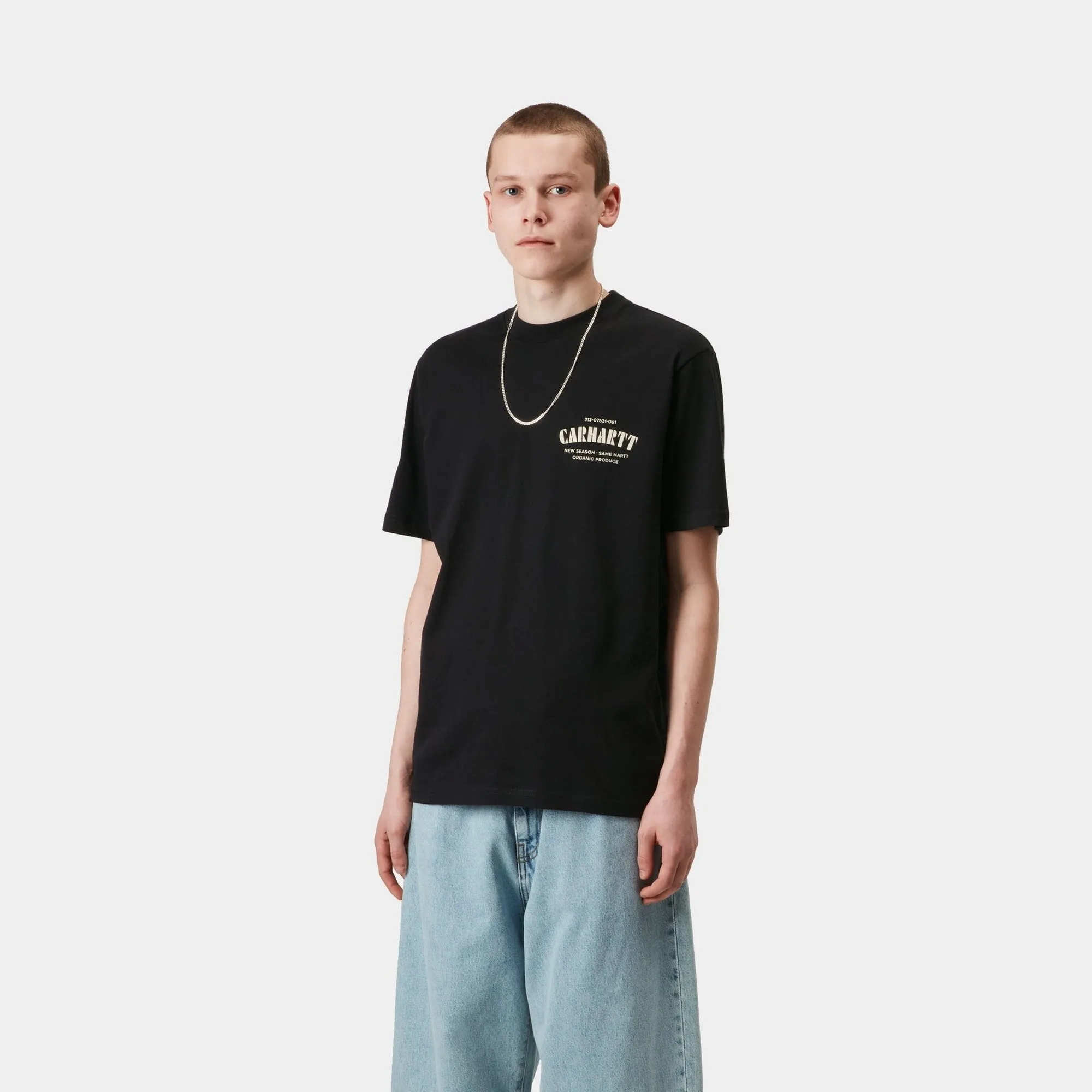 Catalogue C Logo T-Shirt | Black Carhartt WIP