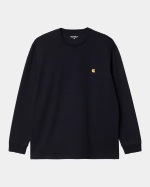 Chase Long Sleeve T-Shirt | Dark Navy Carhartt WIP