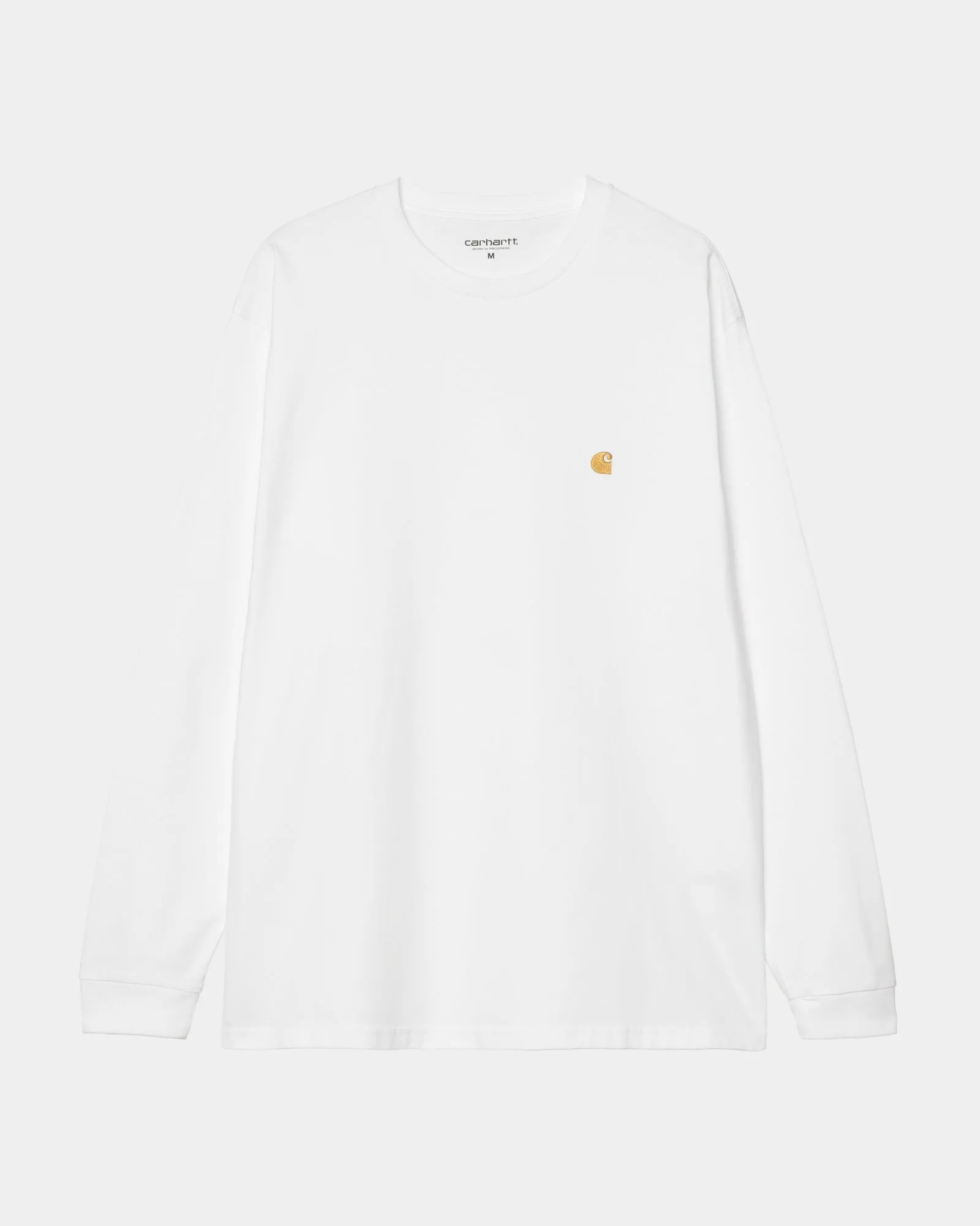 Chase Long Sleeve T-Shirt | White Carhartt WIP