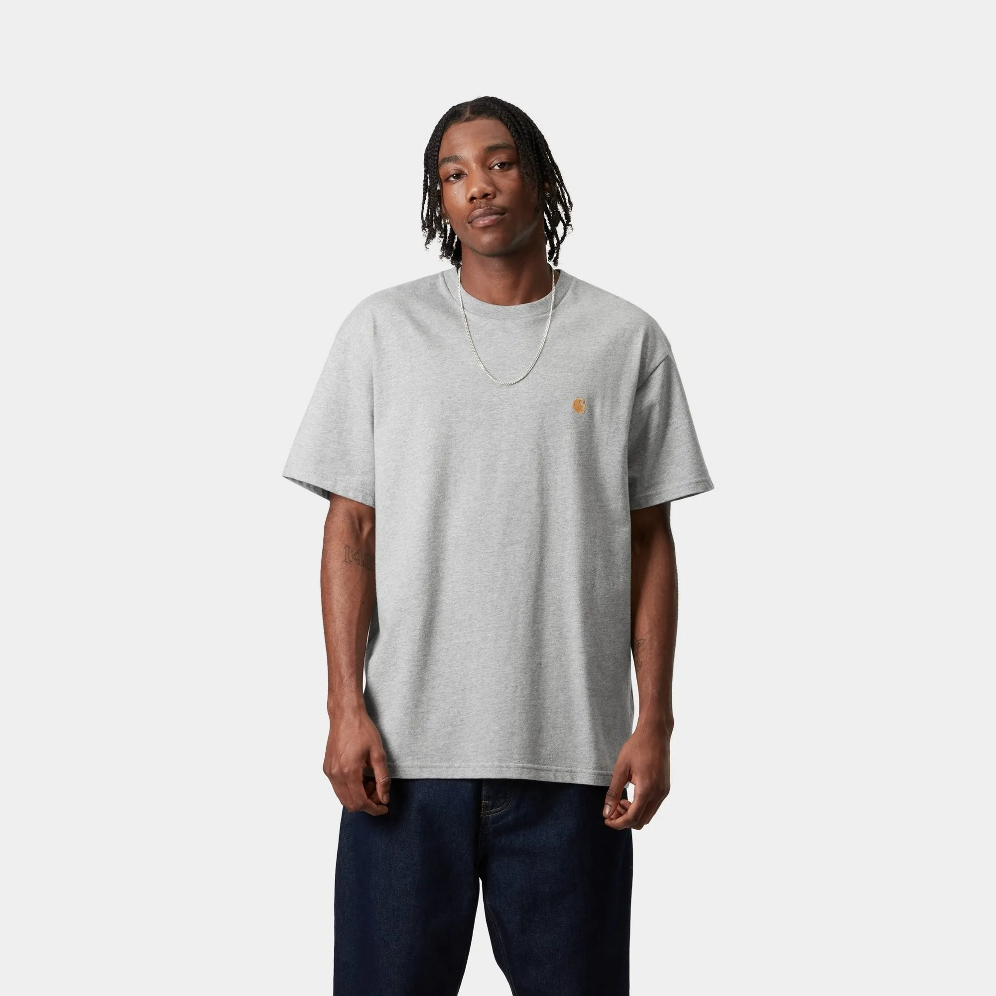 Chase T-Shirt | Grey Heather Carhartt WIP