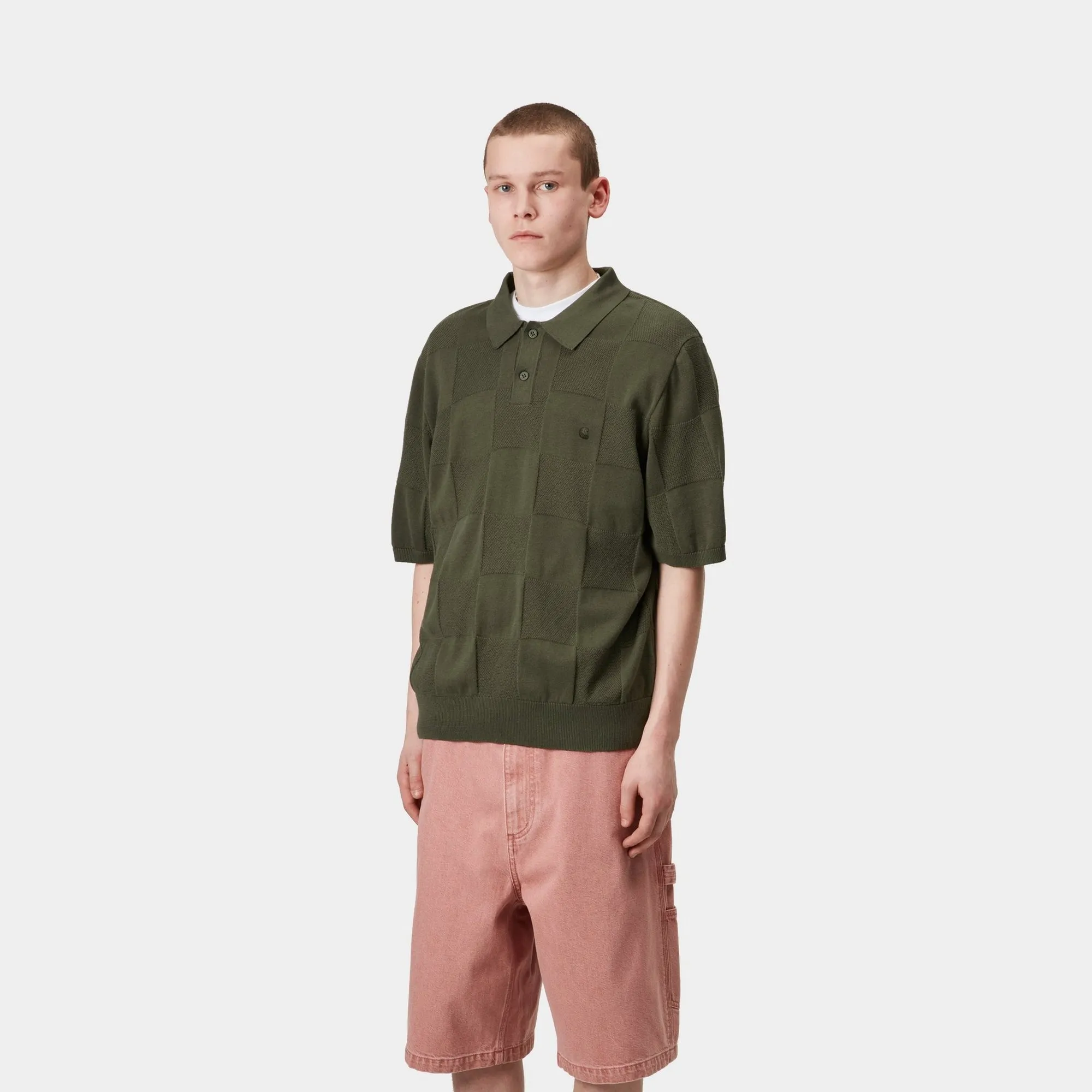 Checker Polo | Dollar Green Carhartt WIP