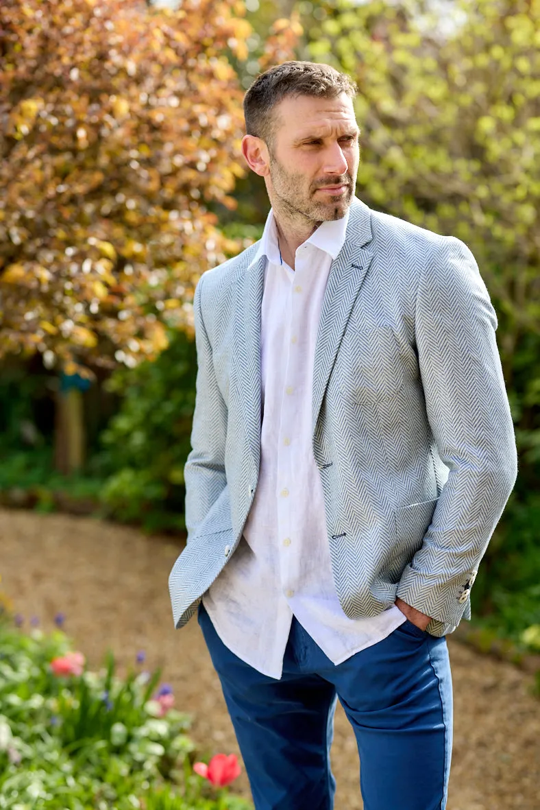 Claudio Lugli Mens Ibiza Jacket - Blue