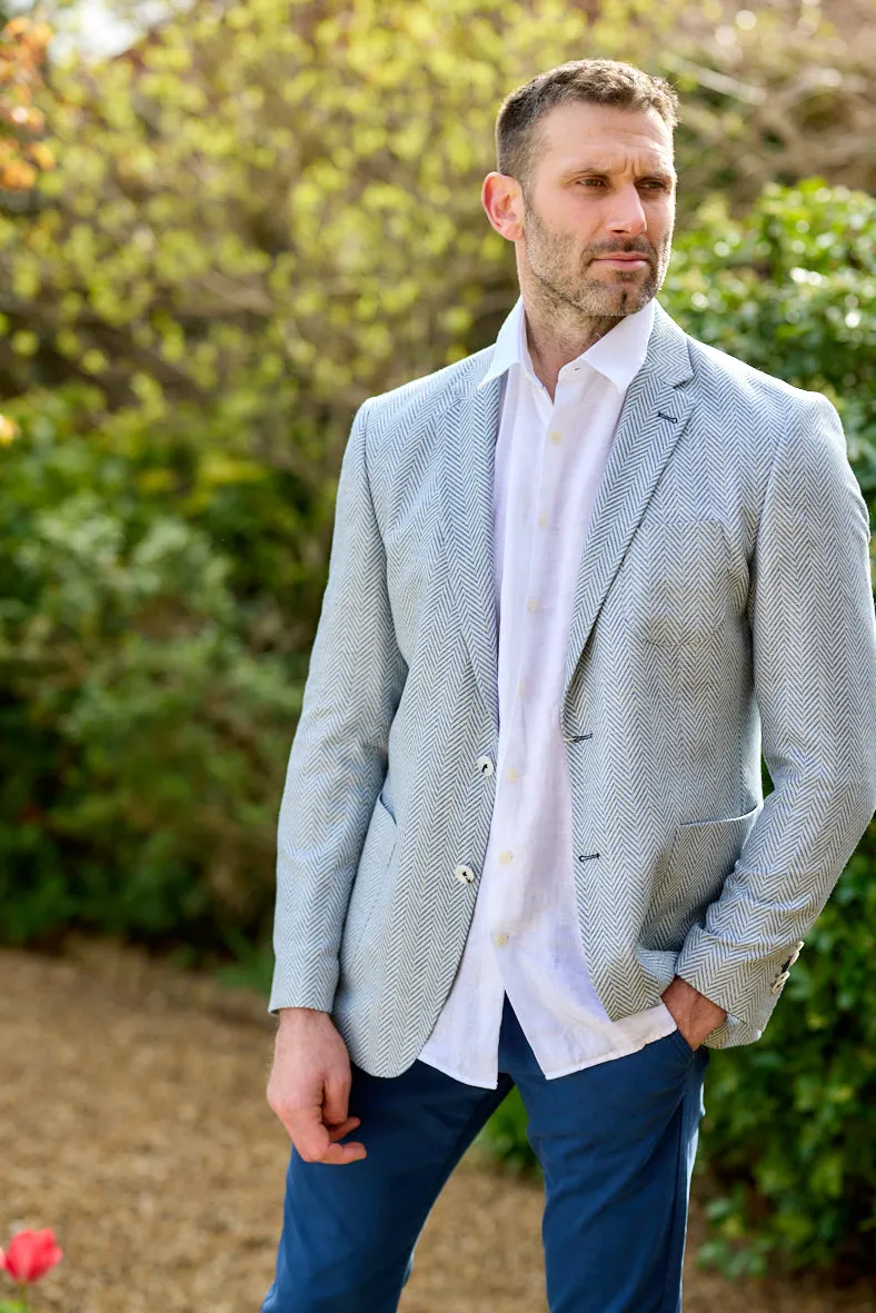 Claudio Lugli Mens Ibiza Jacket - Blue