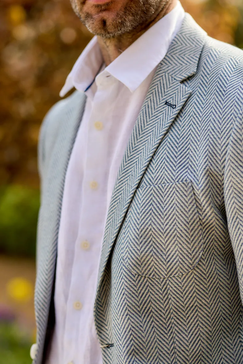 Claudio Lugli Mens Ibiza Jacket - Blue