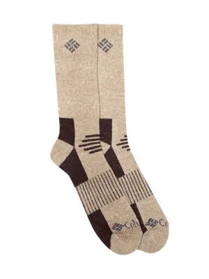 Columbia Men Brown Wool Crew (2 Pairs) (Non Returnable)