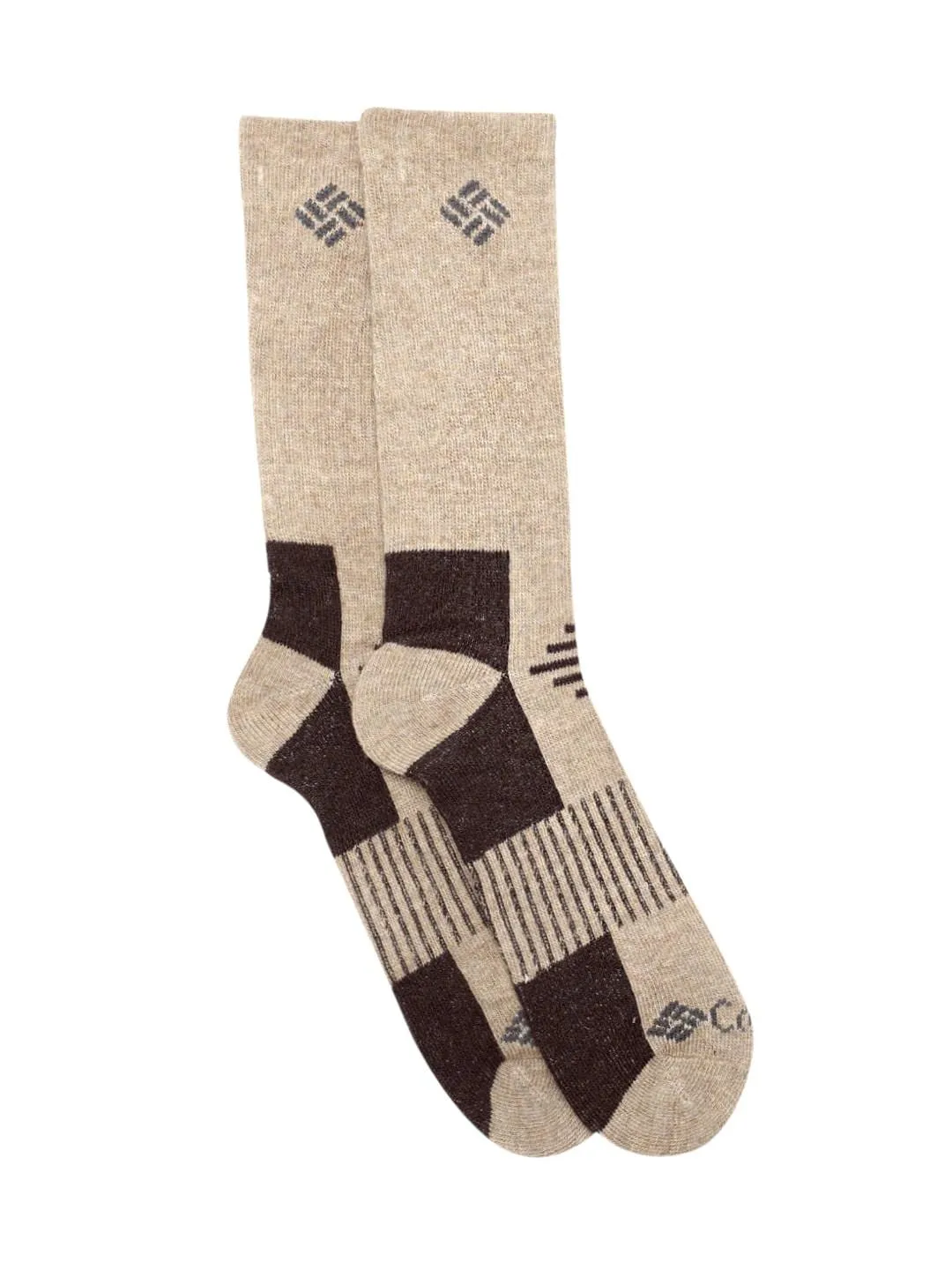Columbia Men Brown Wool Crew (2 Pairs) (Non Returnable)