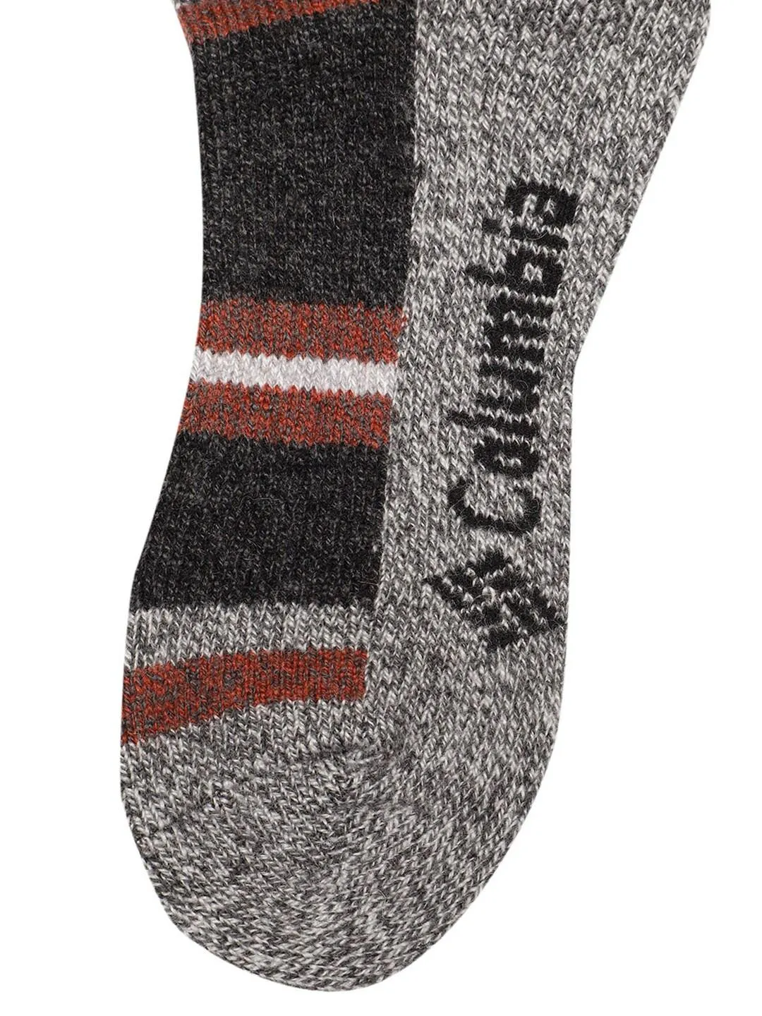 Columbia Men Grey Repreve Marl Stripe Wool Crew (2 Pairs) (Non Returnable)
