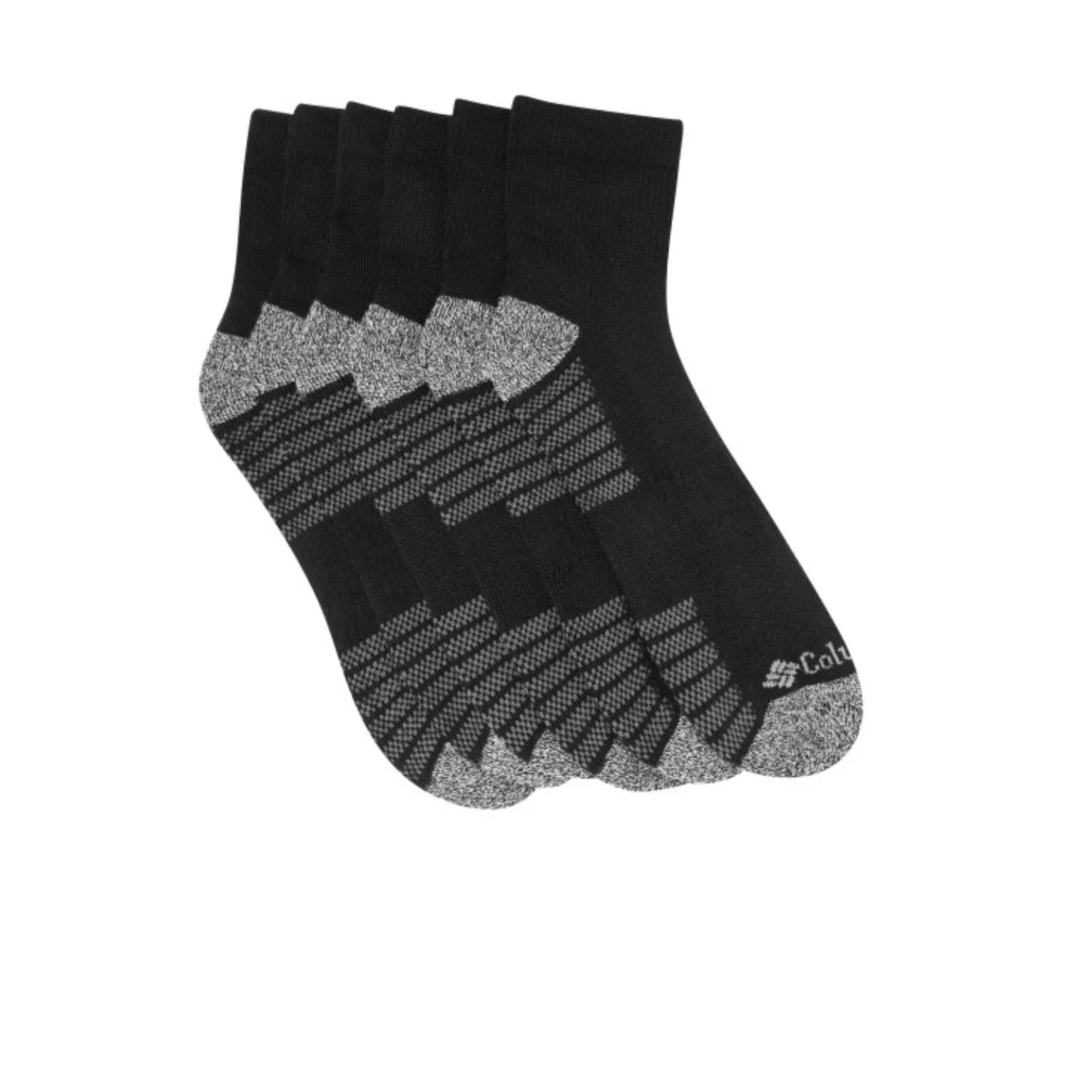 Columbia Mens Black FASHION QUARTER WITH PIQUE FOOTBED (Non Returnable)
