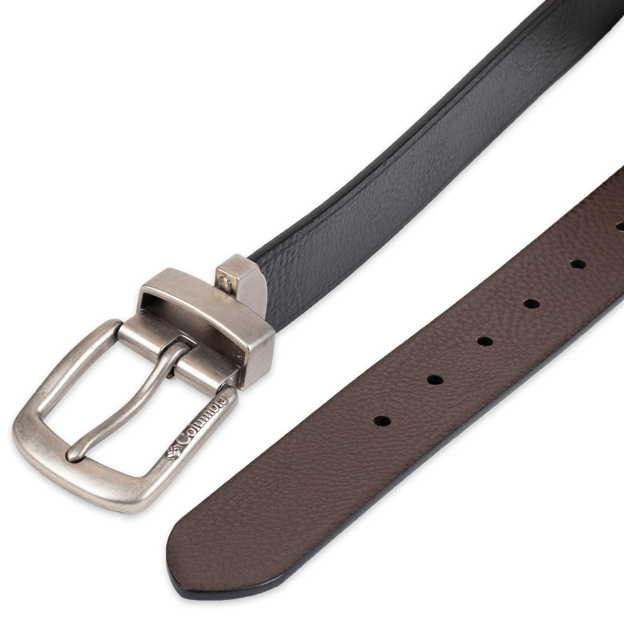 Columbia Mens Black Richland Reversible Belt