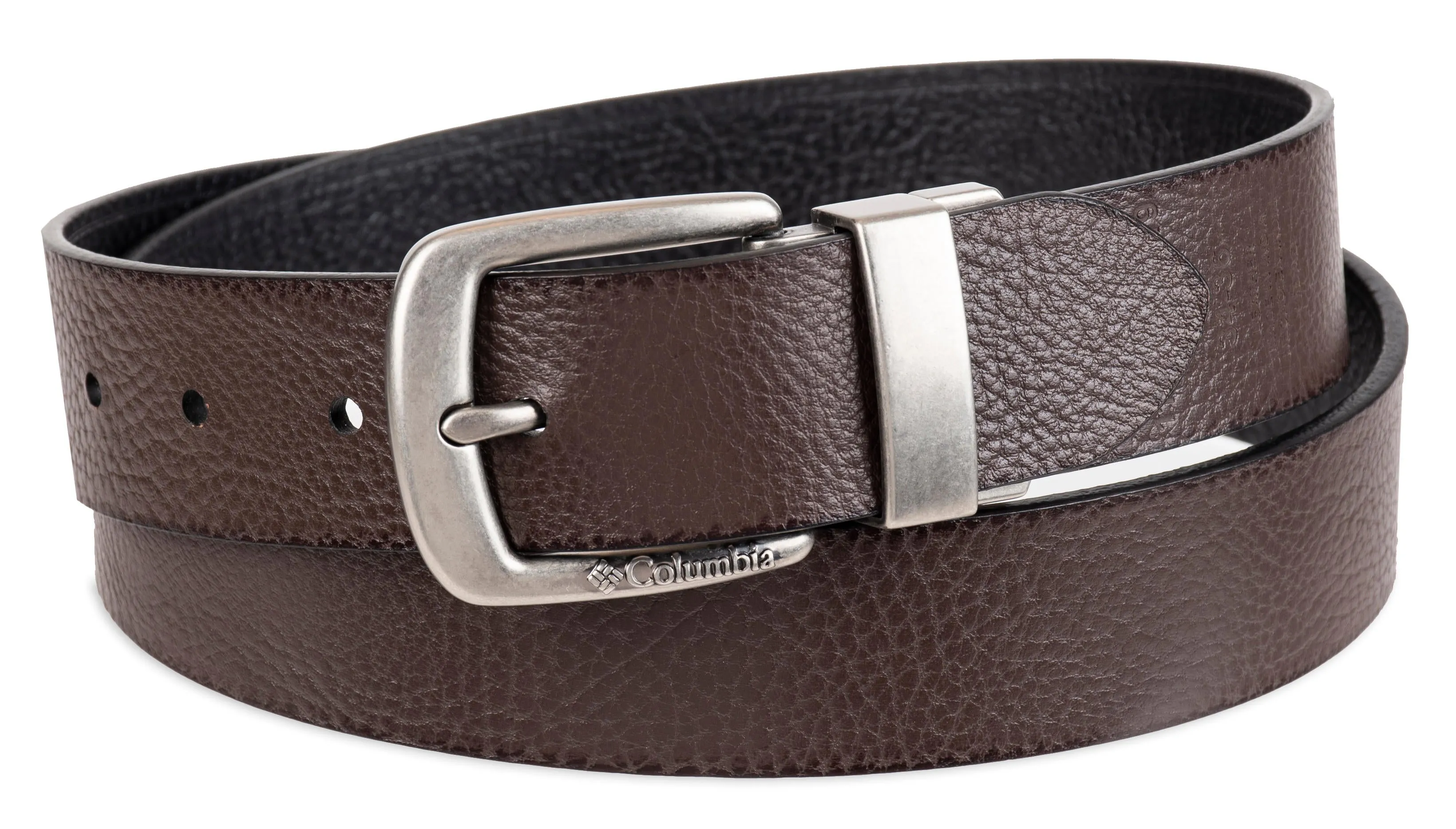 Columbia Mens Black Richland Reversible Belt
