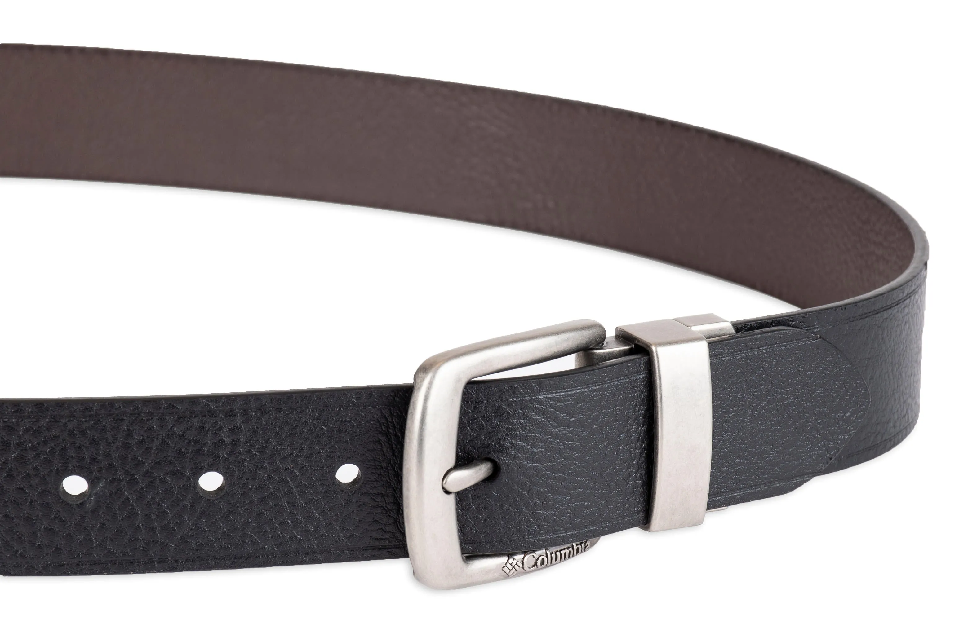 Columbia Mens Black Richland Reversible Belt