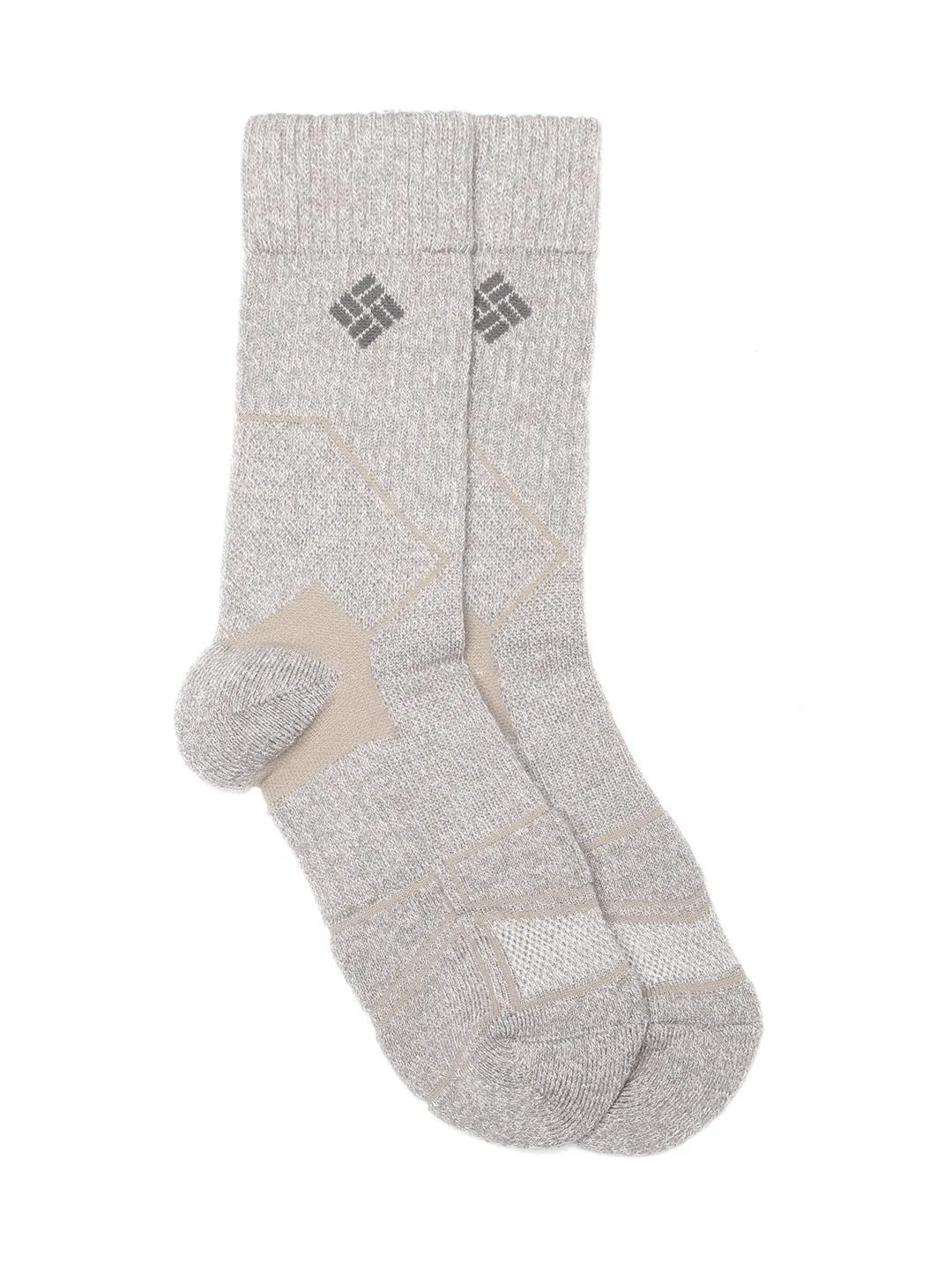 Columbia Unisex Beige SOCKS UX 1P HIK CRW-MD WT-MED (1 Pair) (Non Returnable)