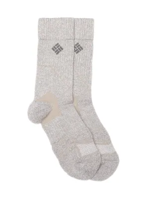 Columbia Unisex Beige SOCKS UX 1P HIK CRW-MD WT-MED (1 Pair) (Non Returnable)