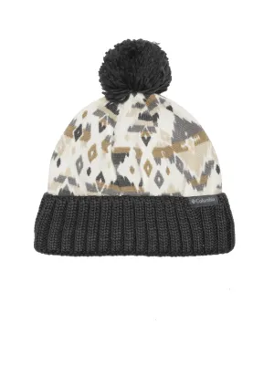 Columbia Unisex Beige Sweater Weather Pom Beanie