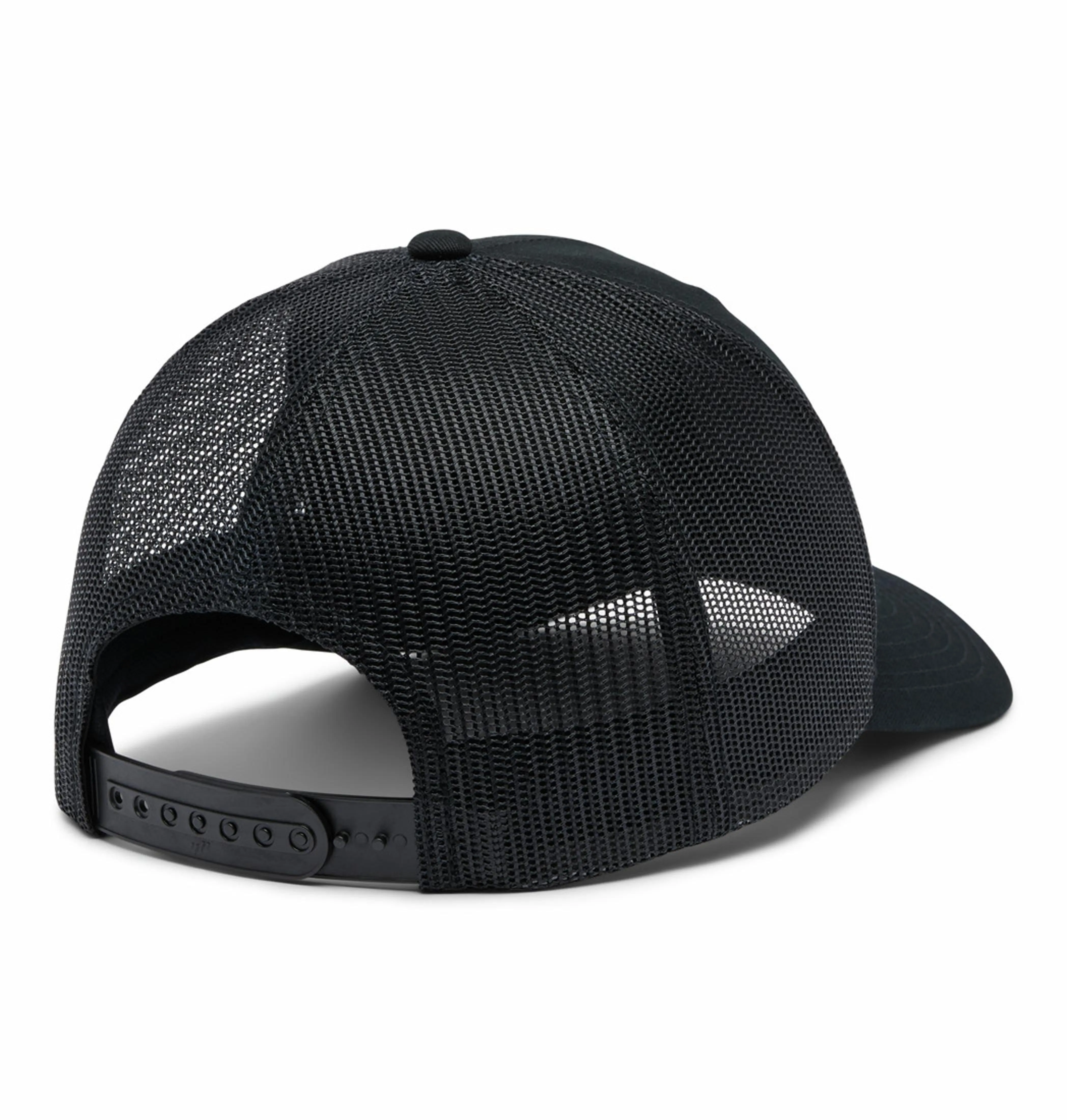 Columbia Unisex Black Mesh Snap Back - High Cap