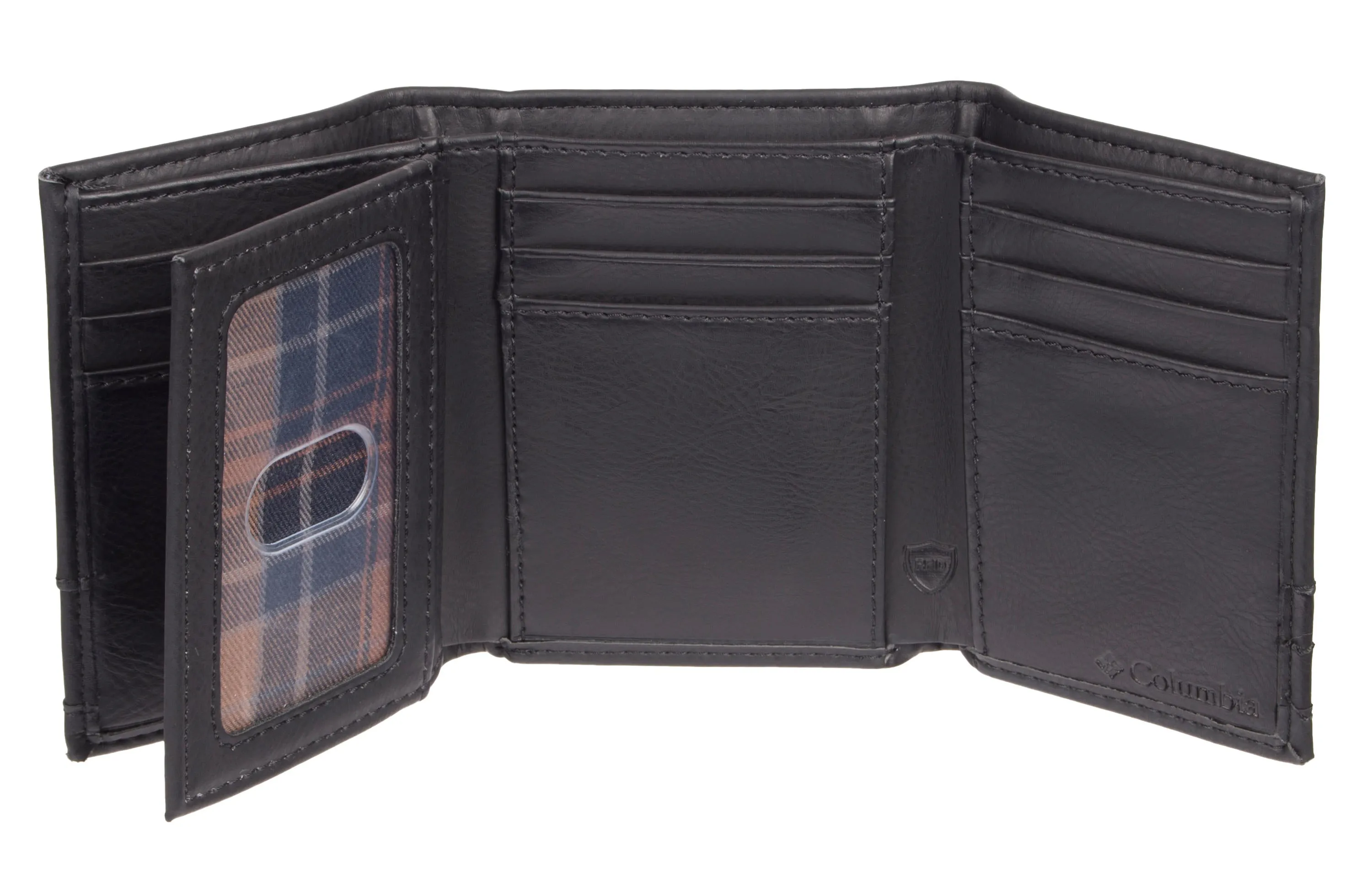 Columbia Unisex Black RFID Stassel X Capacity Trifold