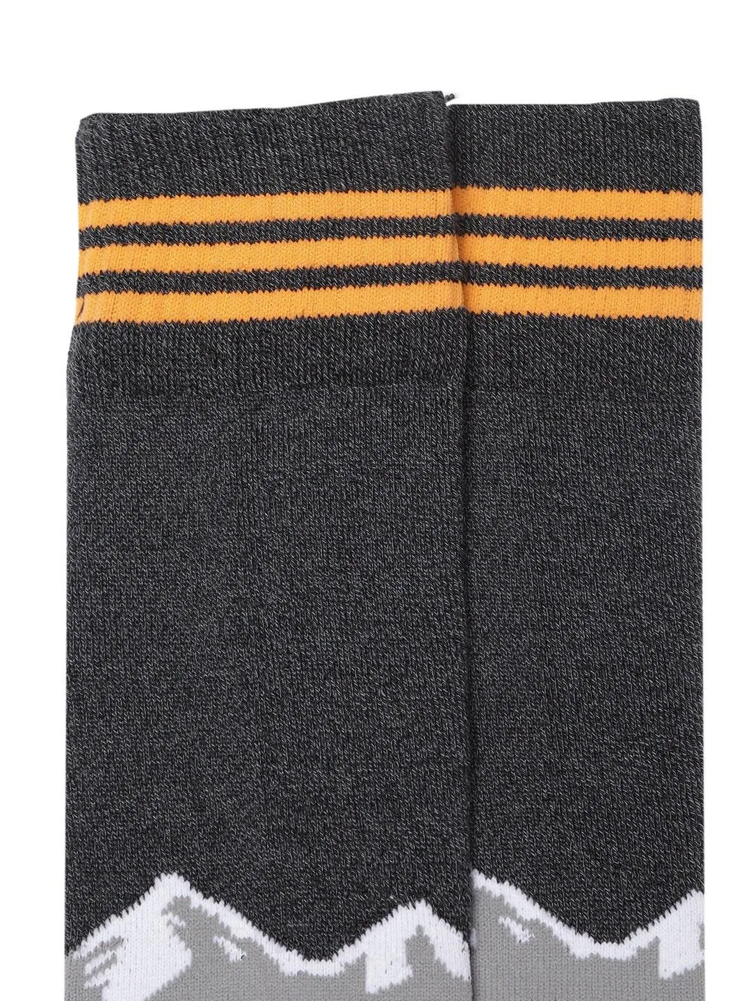 Columbia Unisex Black SOCKS UX 1P SKI OTC-ECO-MED (1 Pair) (Non Returnable)