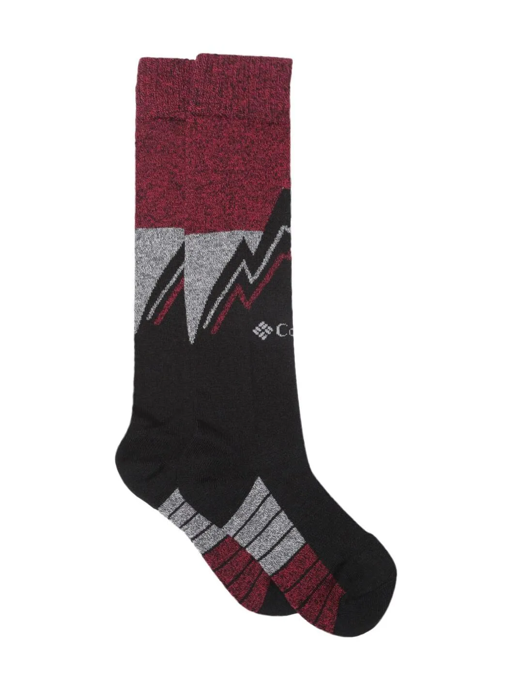 Columbia Unisex Black SOCKS UX 1P SKI OTC/SMALL (1 Pair) (Non Returnable)