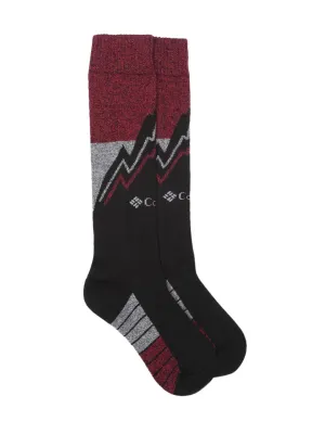 Columbia Unisex Black SOCKS UX 1P SKI OTC/SMALL (1 Pair) (Non Returnable)