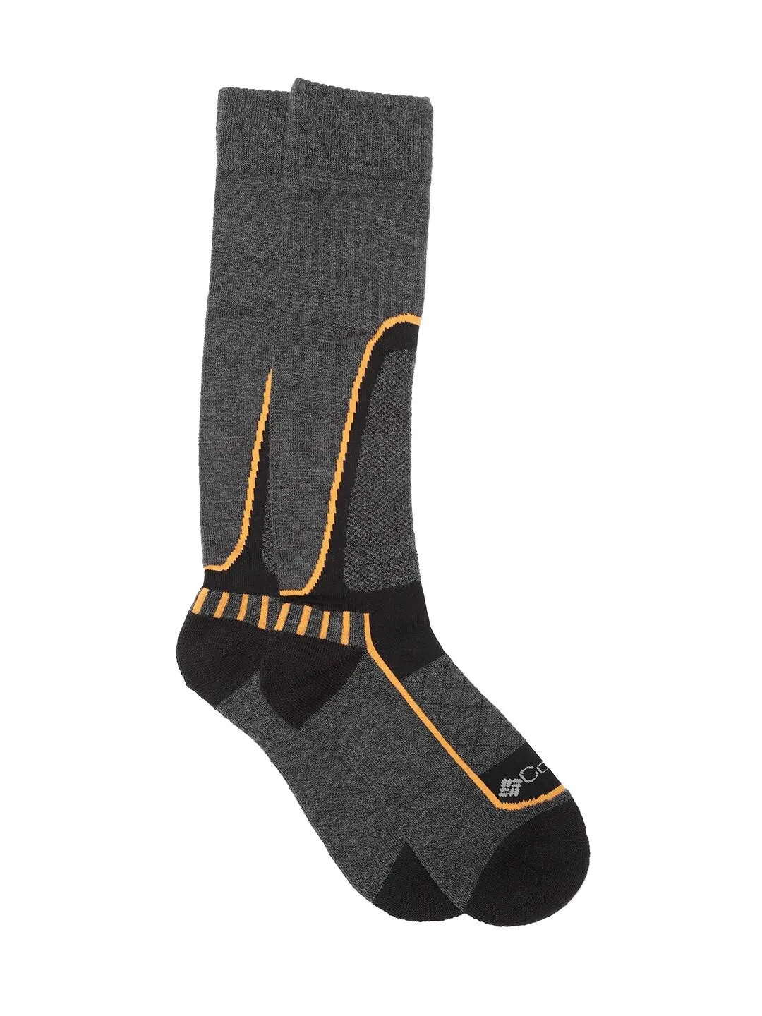 Columbia Unisex Black SOCKS UX 1P SKI OTC/SML (1 Pair) (Non Returnable)