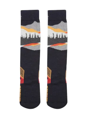 Columbia Unisex Black SOCKS UX 1PR OMNI SKI-MTN-SML (1 Pair) (Non Returnable)