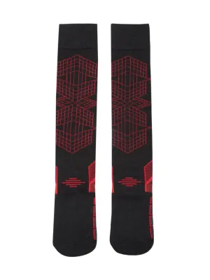 Columbia Unisex Black SOCKS UX 1PR OMNI SKI-OPT-SML (1 Pair) (Non Returnable)