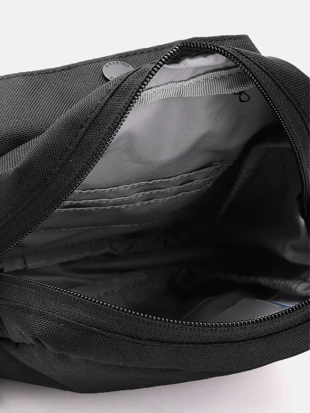 Columbia Unisex Black Zigzag Side Bag
