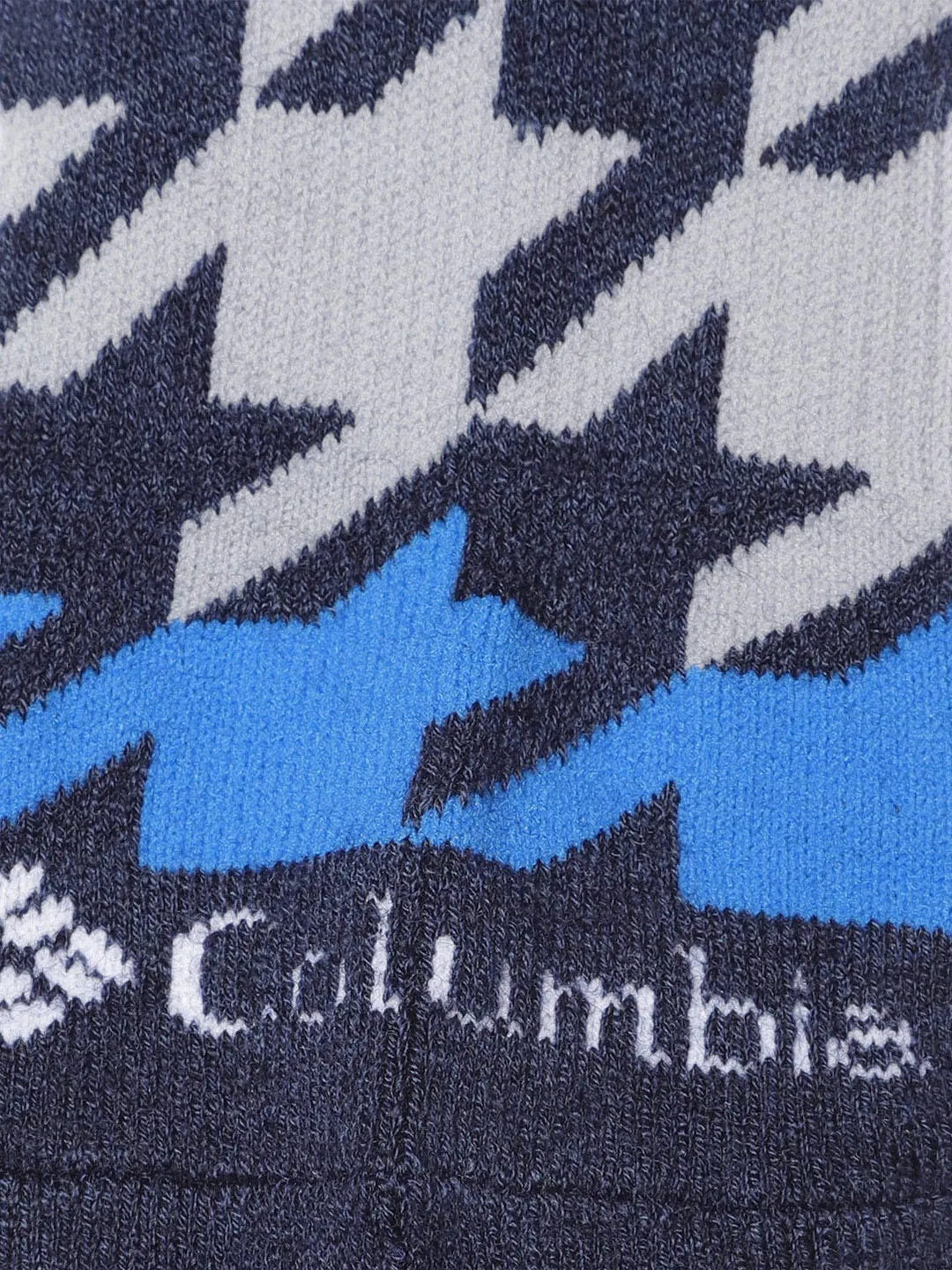 Columbia Unisex Blue SOCKS UX 1P SNWBRD/MED-HNDSTH (1 Pair) (Non Returnable)