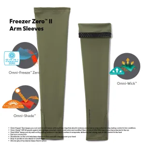 Columbia Unisex Green Omni-Freeze Zero Arm Sleeves