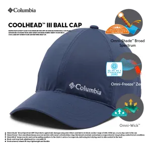Columbia Unisex Navy Blue Omni-Freeze Coolhead III Ball Cap