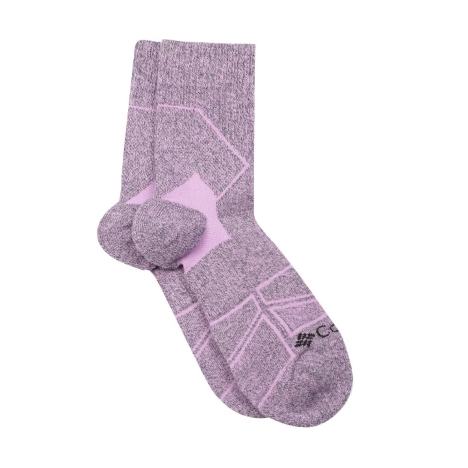 Columbia Unisex Purple HIKE QUARTER MEDIUM WEIGHT (Non Returnable)