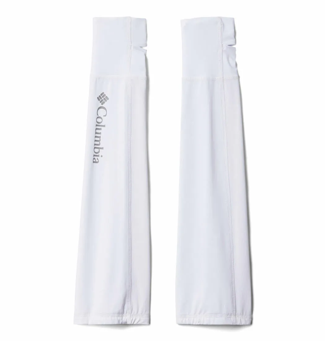 Columbia Unisex White Chill River II Arm Sleeves