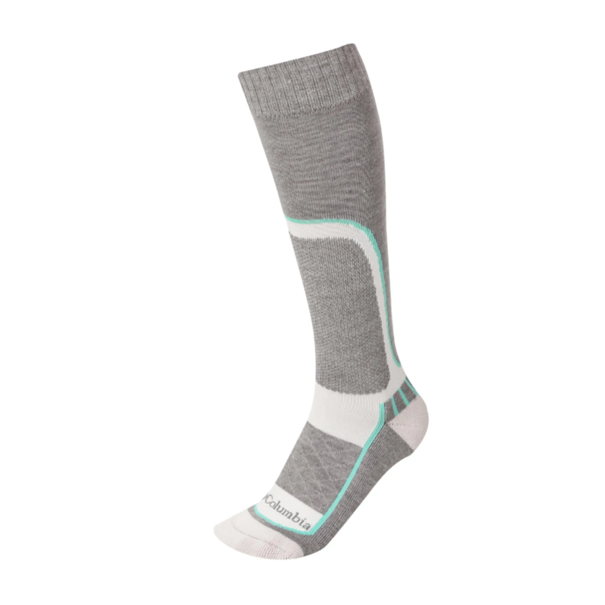 Columbia Unisex White Ski - Ski Slope OTC Medium-weight (1 Pair) (Non Returnable)