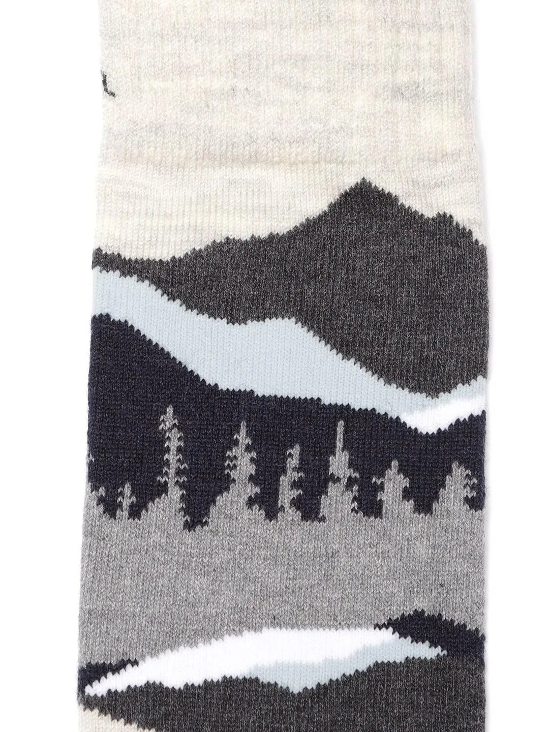 Columbia Unisex White SOCKS UX 1PR OMNI SKI-MTN-LRG (1 Pair) (Non Returnable)