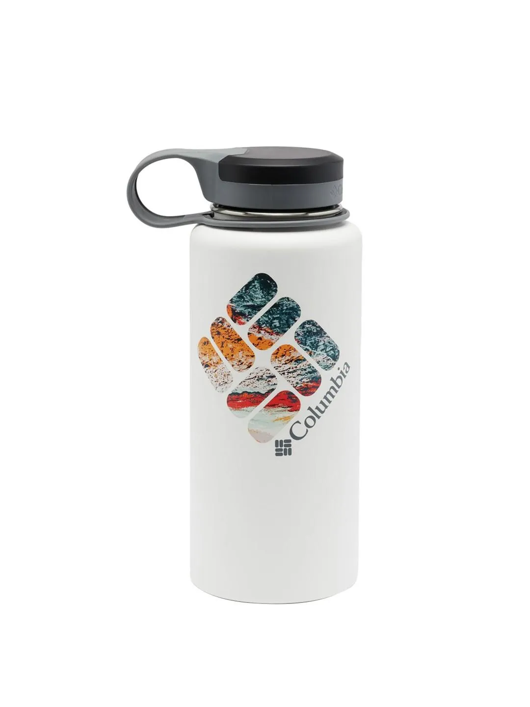 Columbia Unisex White Stainless Steel Insulated Vacuum Hydration Bottles